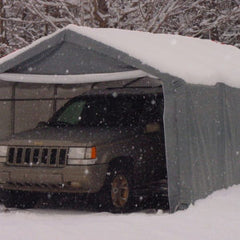 Rhino Shelter | 10’W x 20’L x 8’H Instant Garage (House Style) | GA102008HGN / GA102008HTN