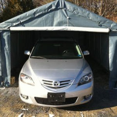 Rhino Shelter | 10’W x 20’L x 8’H Instant Garage (House Style) | GA102008HGN / GA102008HTN