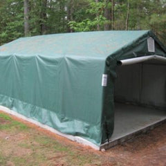 Rhino Shelter | 10’W x 20’L x 8’H Instant Garage (House Style) | GA102008HGN / GA102008HTN