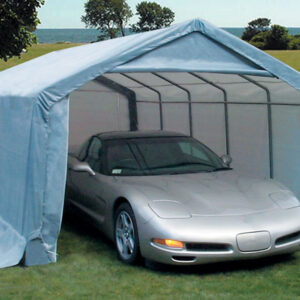 Rhino Shelter | 10’W x 20’L x 8’H Instant Garage (House Style) | GA102008HGN / GA102008HTN