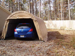 Rhino Shelter | 12’W x 20’L x 8’H Instant Garage (Round) | GA122008RGY / GA122008RGN / GA122008RTN