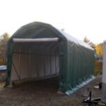 Rhino Shelter | 12’W x 20’L x 10’H Instant Garage (Barn Style) | PB122010BGN, PB122010BGY