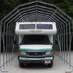Rhino Shelter | 12’W x 24’L x 10’H Instant Garage (Barn Style) | PB122410BGN, PB122410BGY