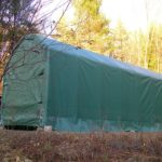 Rhino Shelter | 12’W x 24’L x 10’H Instant Garage (Barn Style) | PB122410BGN, PB122410BGY