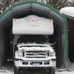 Rhino Shelter | 12'Wx20'Lx12'H Instant Garage (Barn Style) | PB122012BGN, PB122012BGY