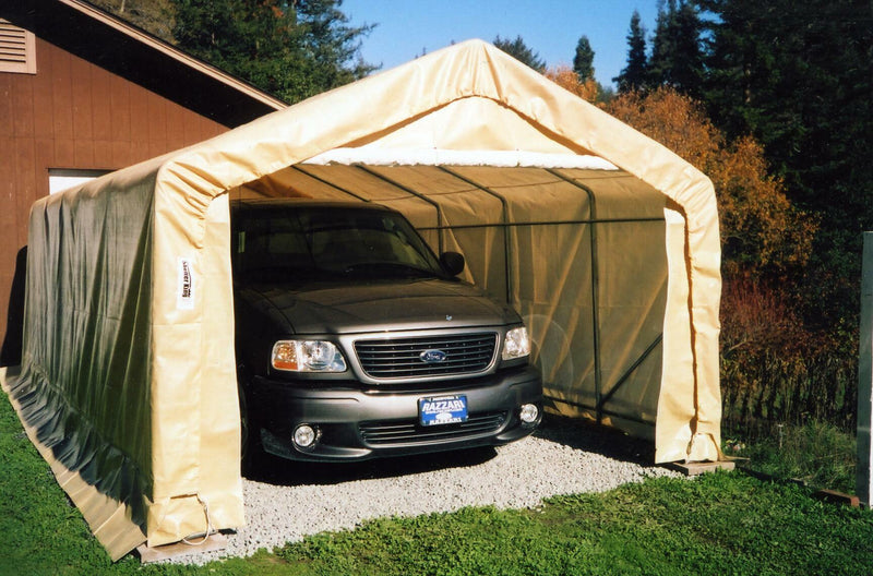 Rhino Shelter | 12’W x 20’L x 8’H Instant Garage (House) | GA122008HGY / GA122008HGN / GA122008HTN