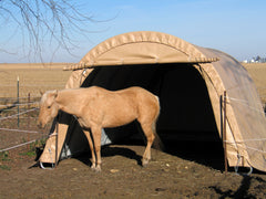 Rhino Shelter | 12’W x 20’L x 8’H Instant Garage (Round) | GA122008RGY / GA122008RGN / GA122008RTN