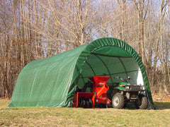 Rhino Shelter | 12’W x 20’L x 8’H Instant Garage (Round) | GA122008RGY / GA122008RGN / GA122008RTN