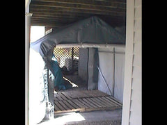 Rhino Shelter | 8'W x 8'L x 8'H Storage Shed (House) | SH080808HGY / SH080808HGN