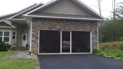 Lifestyle Garage Screen Door with Center Passage Door
