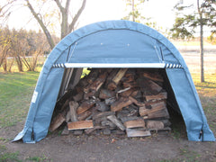 Rhino Shelter | 12’W x 20’L x 8’H Instant Garage (Round) | GA122008RGY / GA122008RGN / GA122008RTN