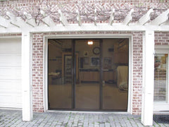 Lifestyle Garage Screen Door with Center Passage Door