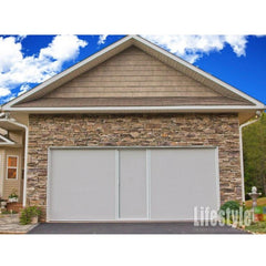 Lifestyle Garage Screen Door with Center Passage Door