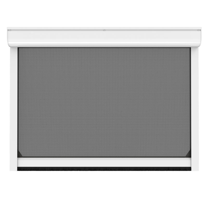 LARSON 16.42-ft x 8-ft Alpine Motorized Double Garage Door Screen | Alpine | LM60316