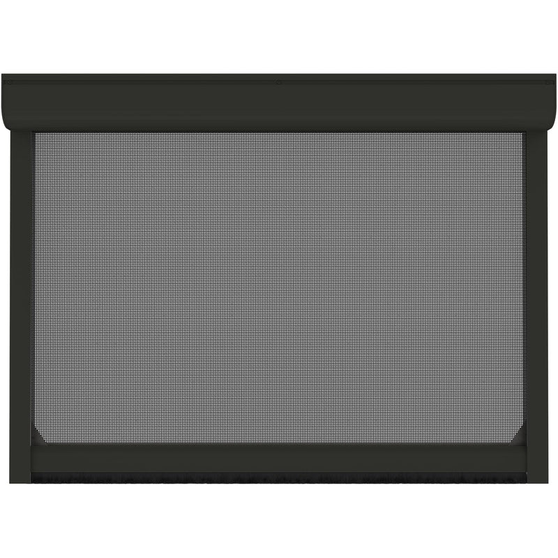 LARSON 9.42-ft x 8-ft Bronze Motorized Single Garage Door Screen |  Bronze | LM6049